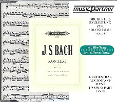 Konzert E-Dur BWV1042 fr Violine und Streicher CD mit der Begleitung zum Soloinstrument in 3 Tempi