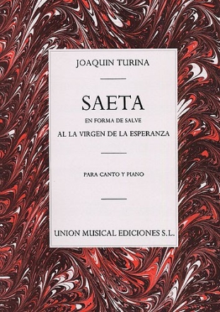 Saeta en forme de salve a la virgen de la esperanza para canto y piano