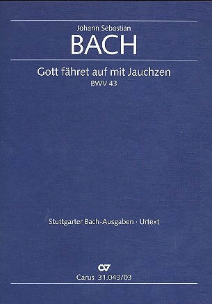 Gott fhret auf mit Jauchzen Kantate Nr.43 BWV43 Klavierauszug (dt/en)