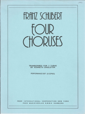 4 Choruses for 3 tubas 3 scores