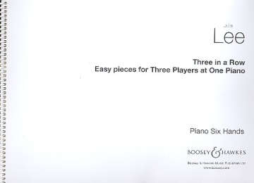 Three in a row for piano 6 hands score