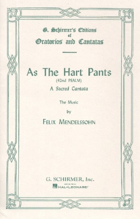 As the Hart Pants op.42 for mixed chorus and orchestra vocal score (en)