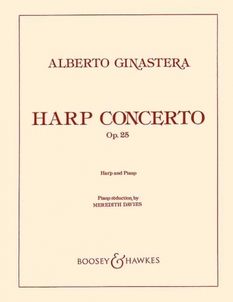 Harfenkonzert op. 25 fr Harfe und Orchester Klavierpartitur