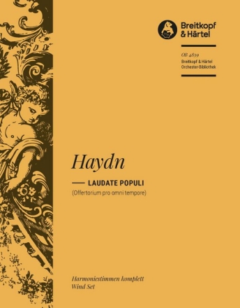 Laudate populi fr SATB Chor und Orchester Harmonie