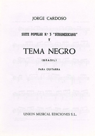 Tema negro (brasil) para guitarra