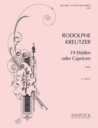 19 Etden oder Capricen fr Violine solo