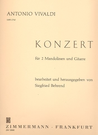 Konzert fr 2 Mandolinen und Gitarren