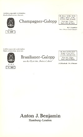 Champagner-Galopp  und Brasilianer Galopp fr Salonorchester (Kopie)