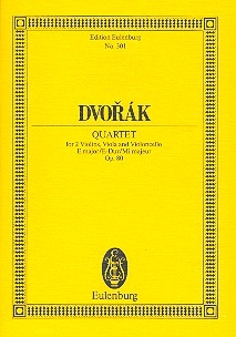 Streichquartett  E-Dur op.80 Studienpartitur