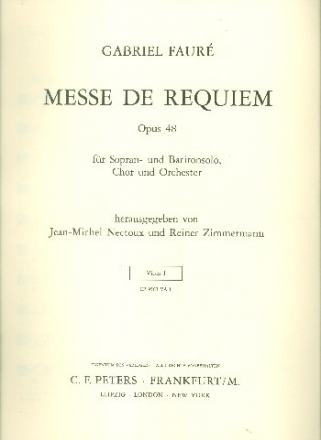 Requiem op.48 fr Soli (S, Bar), Chor und Orchester Viola 2