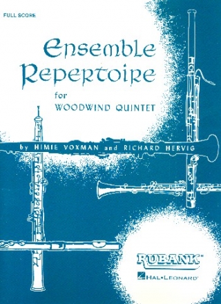 Ensemble Repertoire for woodwind quintet score