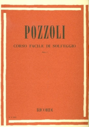 Corso facile di solfeggio vol.1 per voce