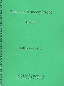 Deutsche Armeemrsche Band 1 Baklarinette in B