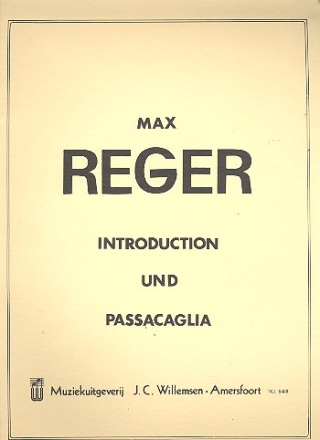 Introduction und Passacaglia fr Orgel