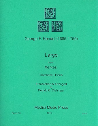 Largo from Xerxes for trombone and piano