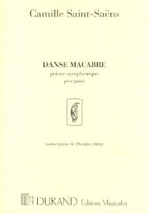 Danse macabre op.40 pour piano Ritter, Th., Arr.