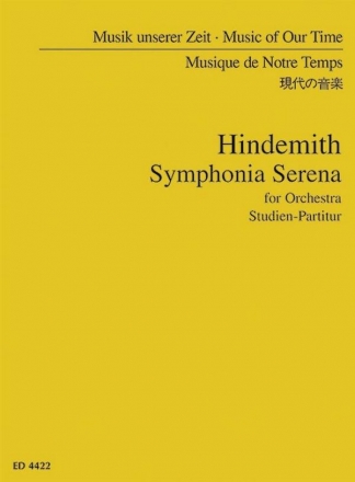 Symphonia Serena fr Orchester Studienpartitur