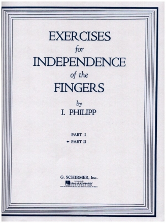 Exercises for Independence of the Fingers vol.2 for piano