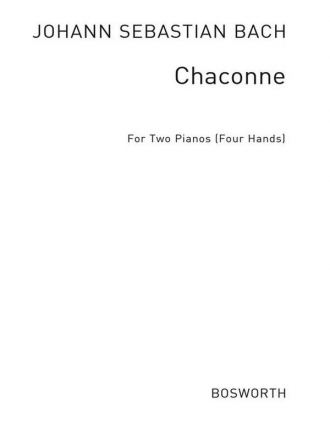 Chaconne d minor for 2 pianos 4 hands Verlagskopie