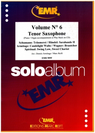 SOLO-ALBUM VOL.6 FUER TENORSAXOPHON UND KLAVIER ARMITAGE, D., BEARB.