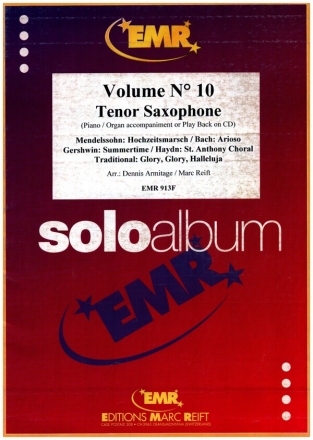 SOLO-ALBUM BAND 10 FUER TENORSAX UND KLAVIER ARMITAGE, D., BEARB.