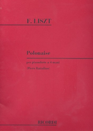 Polonaise (Fest-Polonaise) per pianoforte a 4 mani