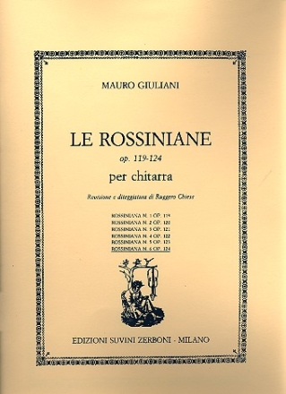 Rossiniana no.6 op.124 per chitarra