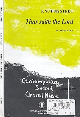 Thus saith the Lord for mixed chorus a cappella score