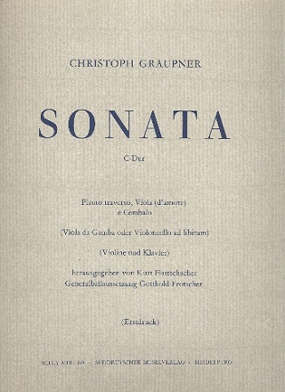 Sonate C-Dur fr Flte, Viola d'amore und Bc