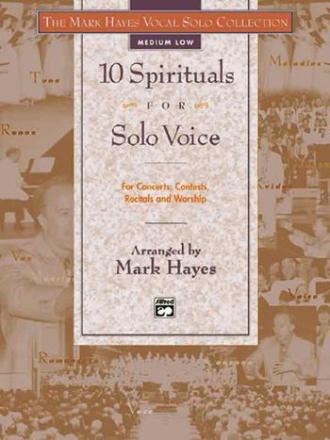 10 Spirituals vol.1 for medium low voice and piano