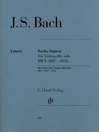 6 Suiten BWV1007-1012 fr Violoncello solo