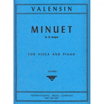 Minuet g major for viola and piano KATIMS, ED.