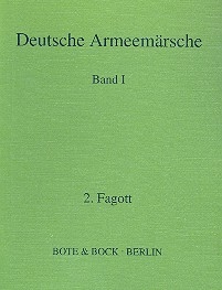 Deutsche Armeemrsche Band 1 fr Blasorchester Fagott 2