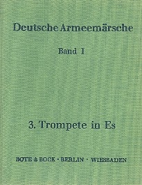 Deutsche Armeemrsche Band 1 fr Blasorchester Trompete 3 in Es