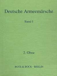 Deutsche Armeemrsche Band 1 fr Blasorchester Oboe 2