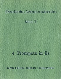 Deutsche Armeemrsche Band 1 fr Blasorchester Trompete 4 in Es