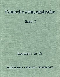 Deutsche Armeemrsche Band 1 fr Blasorchester Klarinette in Es