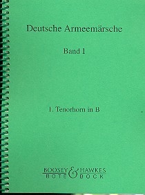 Deutsche Armeemrsche Band 1 Tenorhorn 1 in B