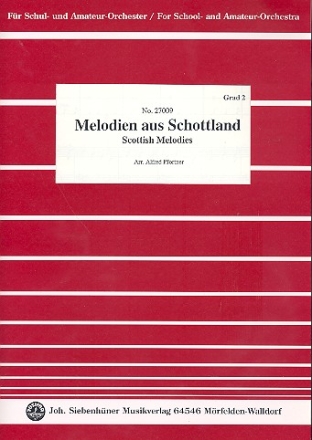 Melodien aus Schottland fr Schulorchester Partitur und Stimmen