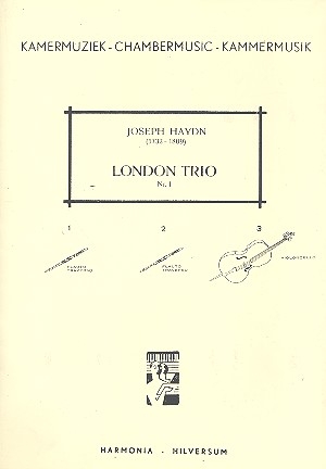 Londoner Trio nr.1 fr 2 Flten und Cello Spielpartitur