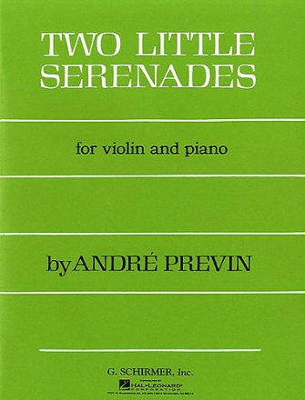 2 LITTLE SERENADES FOR VIOLIN AND PIANO