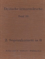 Deutsche Armeemrsche Band 3  Soprankornett 2 in B