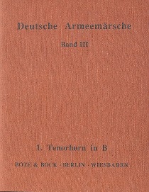 Deutsche Armeemrsche Band 3 Tenorhorn 1