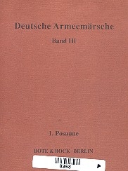 Deutsche Armeemrsche Band 3  Posaune 1