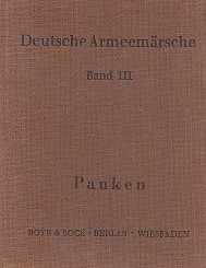 Deutsche Armeemrsche Band 3  Pauken