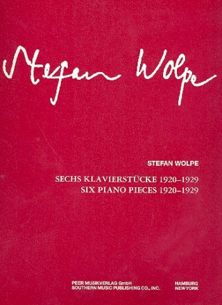 6 Klavierstcke (1920-1929)