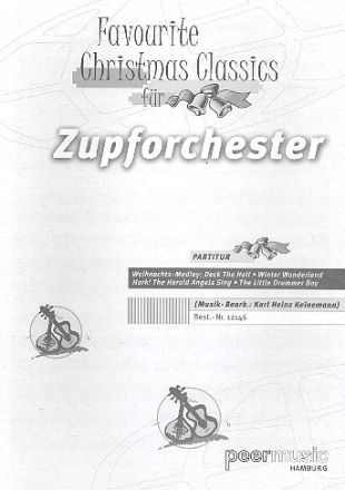 Favourite Christmas Classics fr Zupforchester Partitur