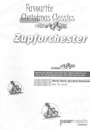 Favourite Christmas Classics fr Zupforchester Gitarre