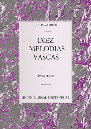 10 melodias vascas para piano