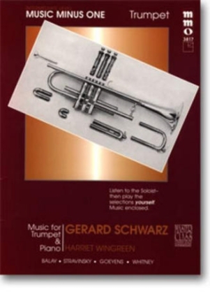 MUSIC MINUS ONE TRUMPET FOR TRUMPET AND PIANO INTERMEDIATE LEVEL